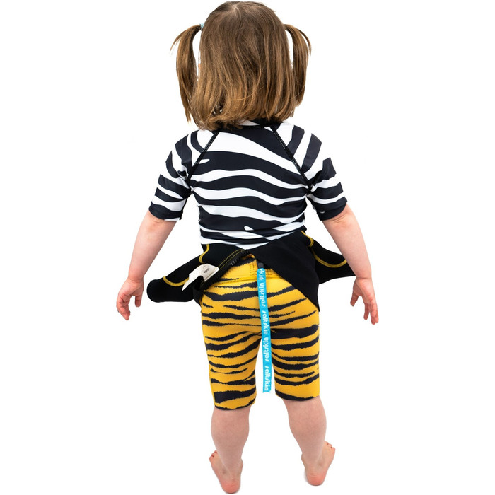 2022 Saltskin Junior Kurzrmelige Lycra-Weste STSKNRV - Zebra